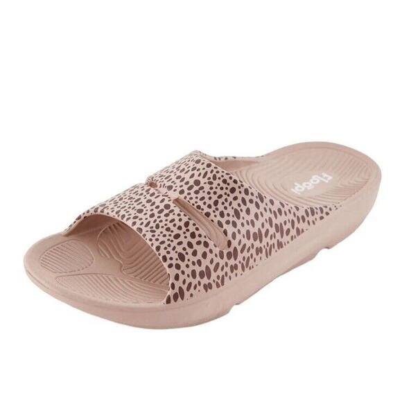 FLOOPI Leopard Sandals Flip Flops Comfort Slide Size 9 BRAND NEW - Picture 3 of 12